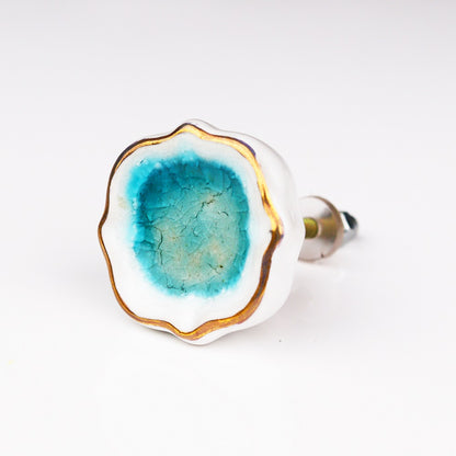 Sea Green Ceramic Drawer Knob